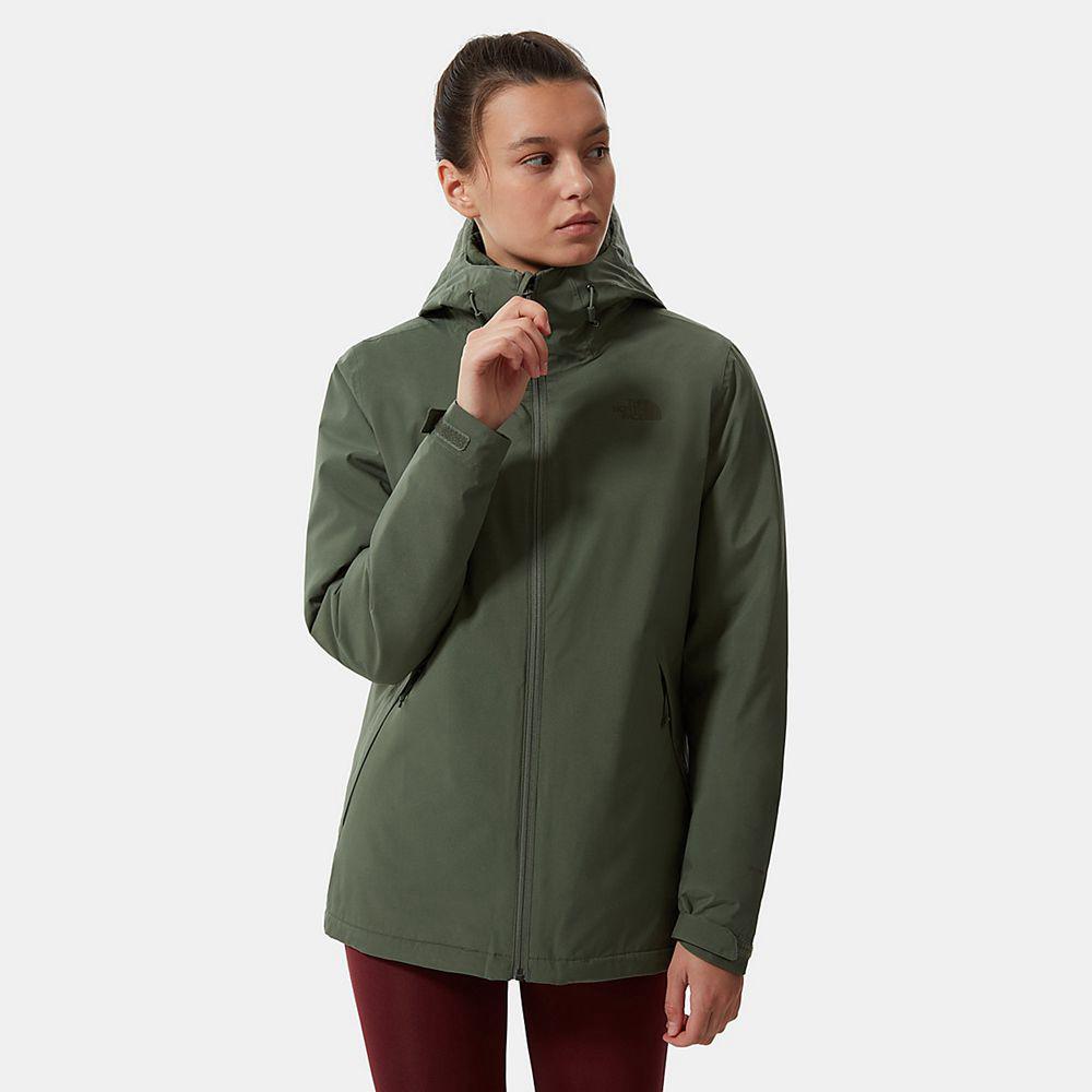 The North Face Carto Triclimate Γυναικεια Μπουφάν 3 Σε 1 - Πρασινο (GANJ25481)